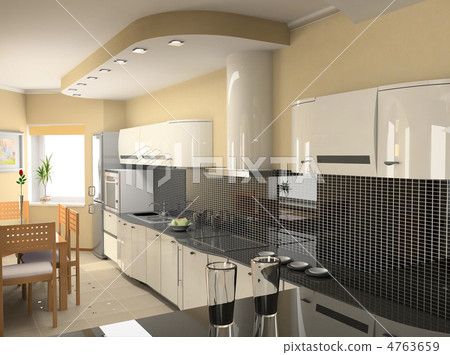 modern kitchen interior modern kitchen interior 4763659