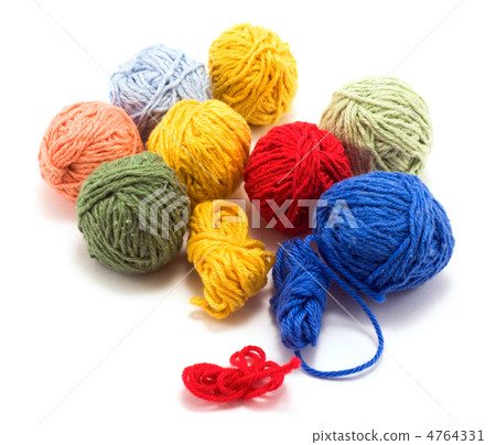 Ball of the colour threads 4764331