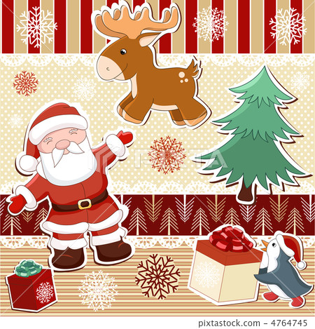 Collection of elements for Christmas design Collection of elements for Christmas design 4764745