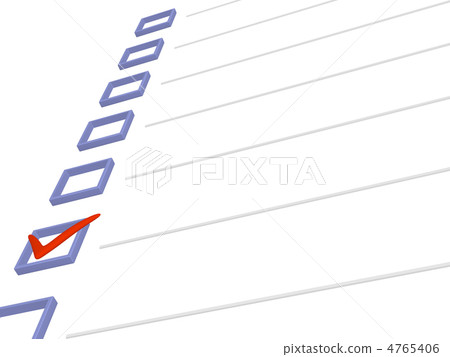 3D notebook with the point marked in the list 3D notebook with the point marked in the list 4765406
