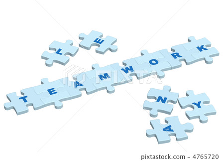 Word teamwork from slices of a puzzle Word teamwork from slices of a puzzle 4765720