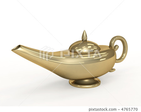 Symbol performance of desires - 3d magic lamp Symbol performance of desires - 3d magic lamp 4765770
