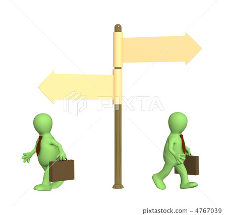 Different direction in business 4767039