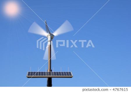 Wind power and solar power generation 4767615