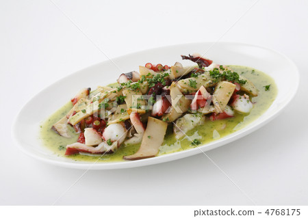 Stir-fry Escargot butter of octopus and eryngii 4768175