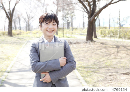 Female model with laptop PC: Otomo Ayumu Female model with laptop PC: Otomo Ayumu 4769134