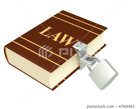 Code of laws, closed on the lock 4769465