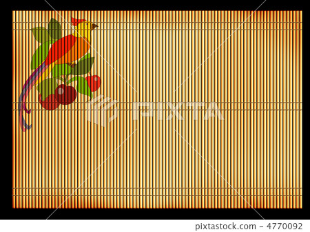 Ancient Japanese reed mat Ancient Japanese reed mat 4770092