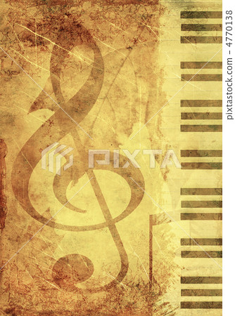 Background with musical symbols 4770138