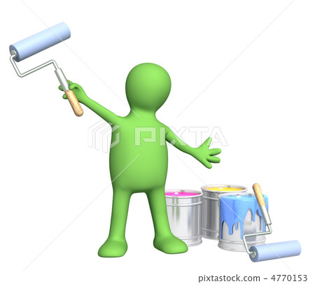 3d puppet with platen 3d puppet with platen 4770153