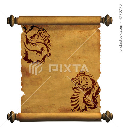Sheet of ancient parchment Sheet of ancient parchment 4770770