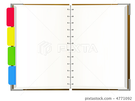 Notebook with empty pages Notebook with empty pages 4771092