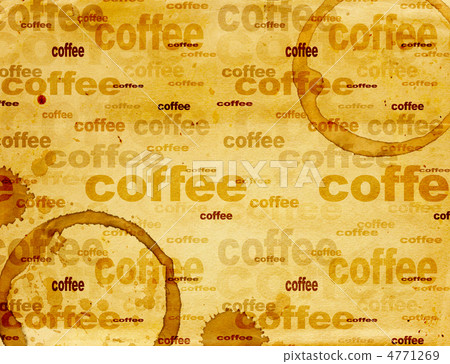 Paper texture with drops of coffee Paper texture with drops of coffee 4771269