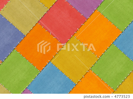Background - tailored slices of a fabric in style patchwork Background - tailored slices of a fabric in style patchwork 4773523