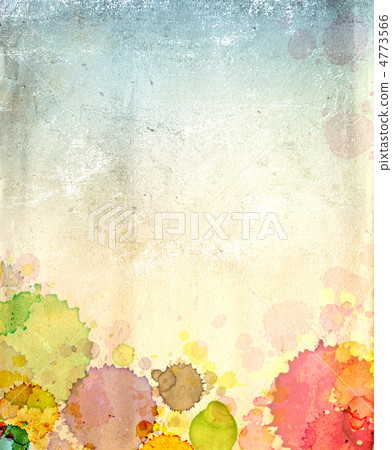 Texture old paper with stains of paint Texture old paper with stains of paint 4773566
