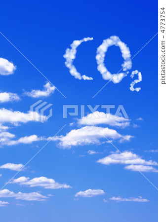 Symbol CO2 from clouds 4773754