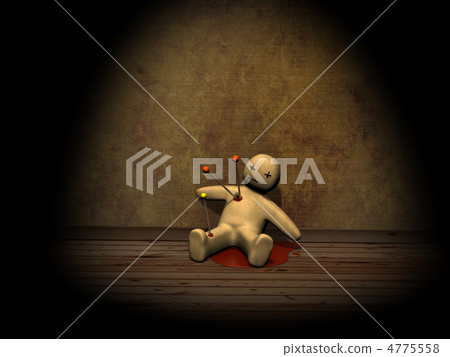 3d voodoo doll 4775558