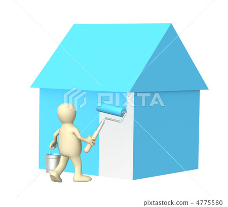 Colouring of a house 4775580