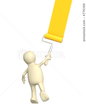 3d puppet painting with the platen 4776389