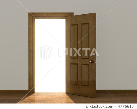Open door - Stock Illustration [4776613] - PIXTA