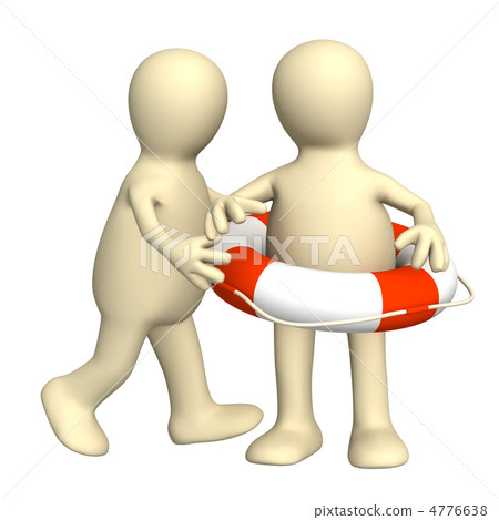 Puppets with a lifebuoy 4776638