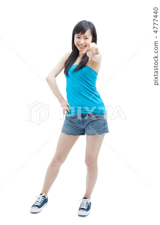 Pointing girls 4777440