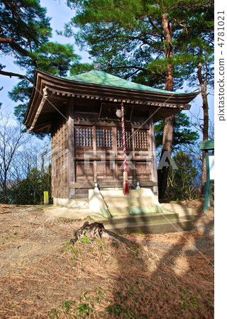 Bishamondo (Restoration) (Kasugayama Castle Ruins / Nakayashiki / Soybean, Joetsu Shi, Niigata Prefecture) 4781021
