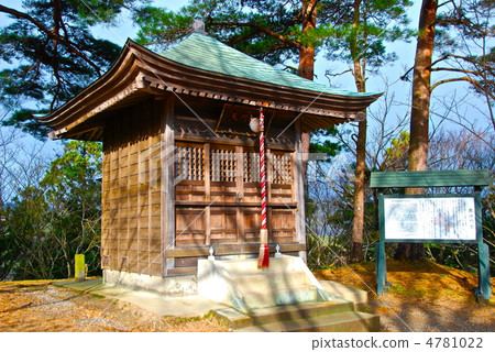 Bishamondo (Restoration) (Kasugayama Castle Ruins / Nakayashiki / Soybean, Joetsu Shi, Niigata Prefecture) 4781022