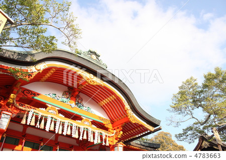 Inari Taisha under the blue sky 4783663