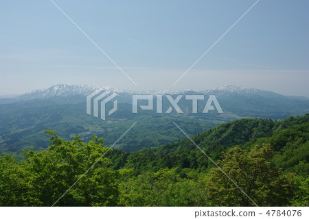 從Takosuboyama山和Mikawa Funa的Iidake山 4784076