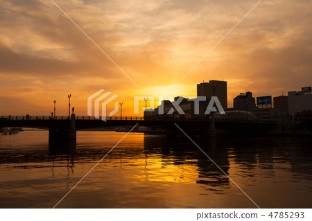 Kushiro evening landscape 4785293