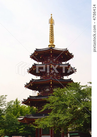 川崎大學八角形五層寶塔 川崎大學八角形五層寶塔 4786414