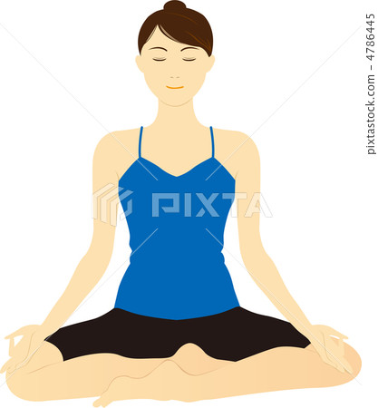 冥想瑜伽的女性 冥想瑜伽的女性 4786445