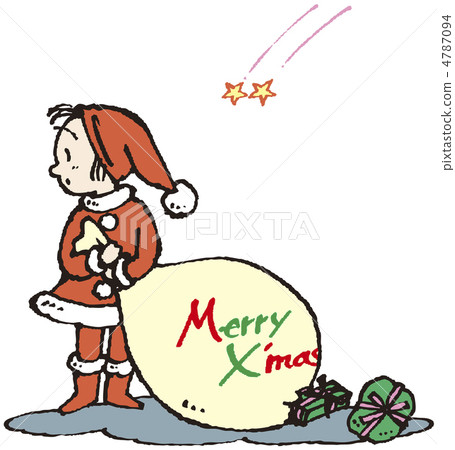 Winter Christmas Santa gift 4787094