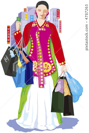 Travel Korean women shopping Travel Korean women shopping 4787263