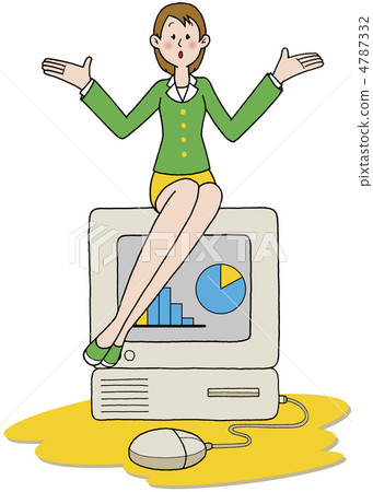 商務OL個人電腦 4787332