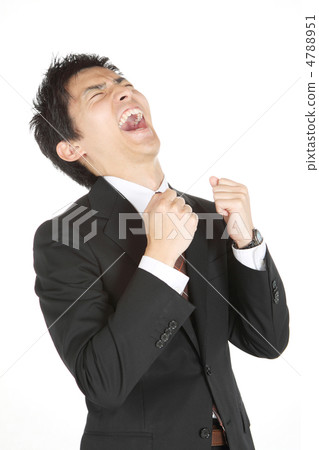 A businessman who is pleased A businessman who is pleased 4788951