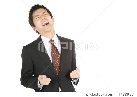 A businessman who is pleased A businessman who is pleased 4788953