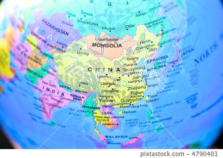 China in the globe 4790401
