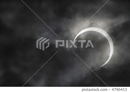 Partial solar eclipse (cloud version) 1 4790453