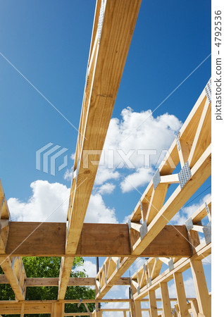 New home construction framing New home construction framing 4792536