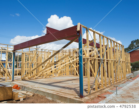 New home construction framing New home construction framing 4792538