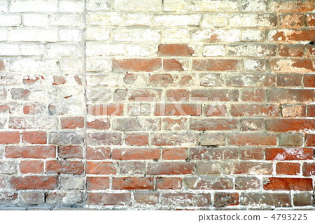 weathered stained old red brick wall background weathered stained old red brick wall background 4793225