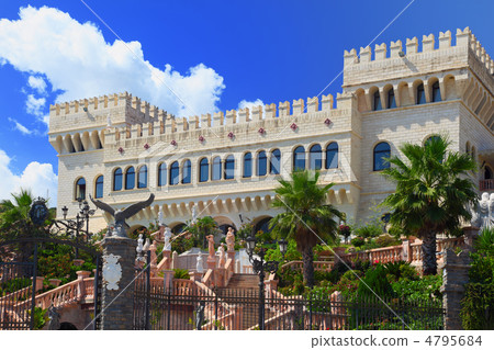 MANDATORICCIO, ITALY - JULY 31: Castello Flotta is situated on h 4795684