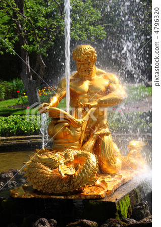 Fountains is "Orange" or "Triton, tearing chaps marine monster" Fountains is "Orange" or "Triton, tearing chaps marine monster" 4796320