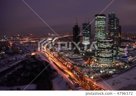 MOSCOW - DECEMBER 10: Moscow center of  international business " 4796372