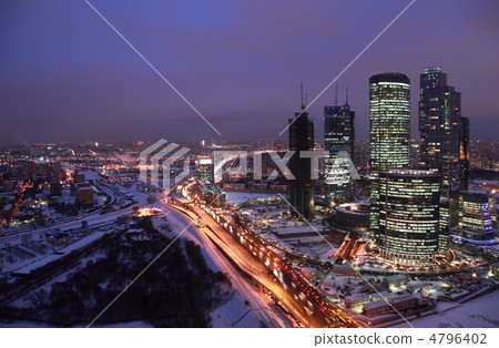 MOSCOW - DECEMBER 10: Moscow center of  international business " 4796402