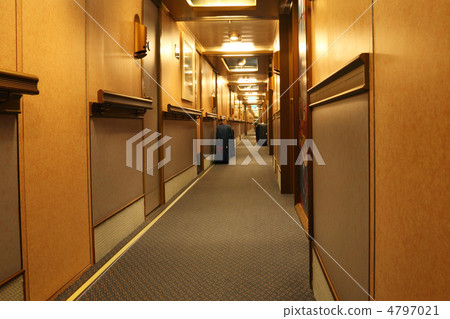 corridor in cruise liner with doors to cabins and sections for l corridor in cruise liner with doors to cabins and sections for l 4797021