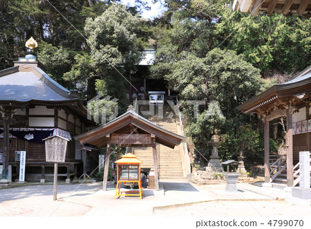 四國佛第二票'Kokurakuji'區（Yakushido，Main Hall，Kannondo） 4799070