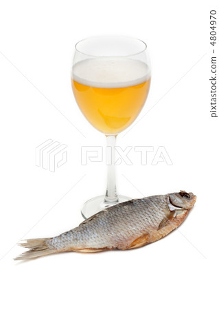 Goblet beer and dried fish Goblet beer and dried fish 4804970